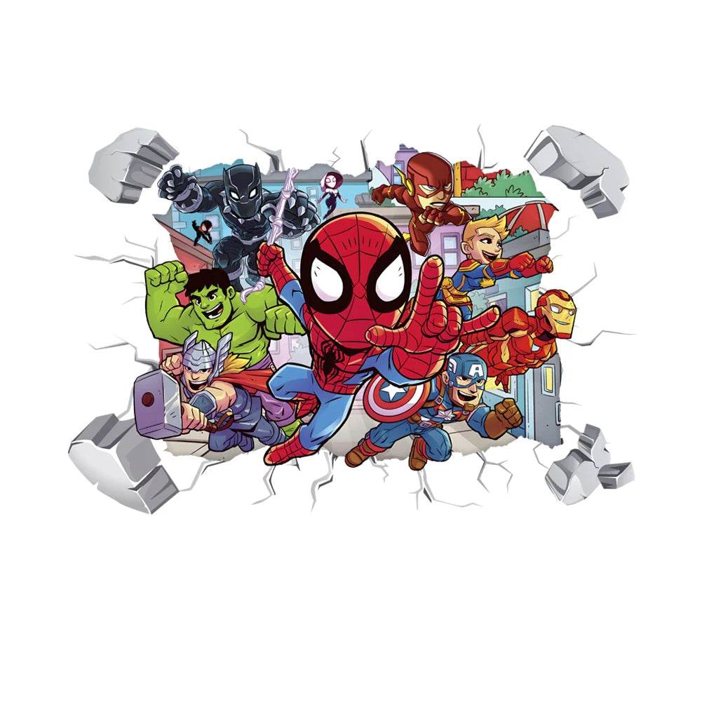 Cute Wall Stickers Spiderman Mini For Kids Room Decor - ToylandEU