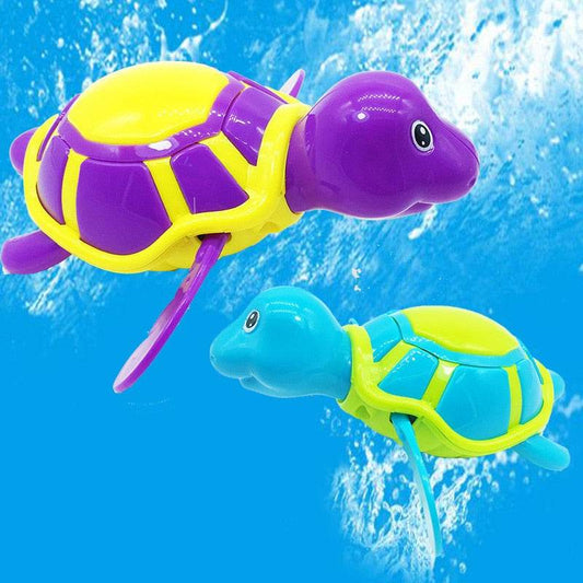 Cute Wind-Up Tortoise Bath Toy for Kids - Fun Water Playtime! - ToylandEU