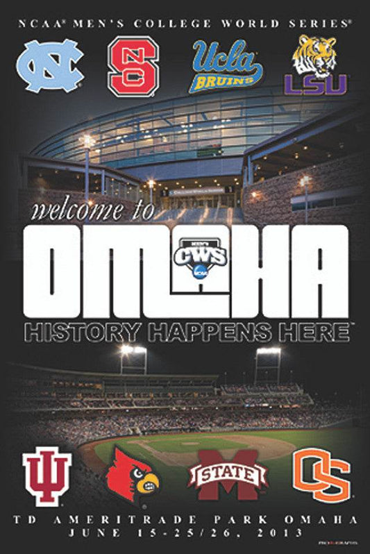 Cws Poster 2013 Welcome To Omaha Eight Teams Co Official - ToylandEU
