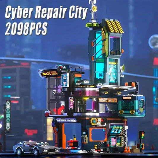  Cyberpunk City Building Blocks Lego Compatible Modular -  ToylandEU™
