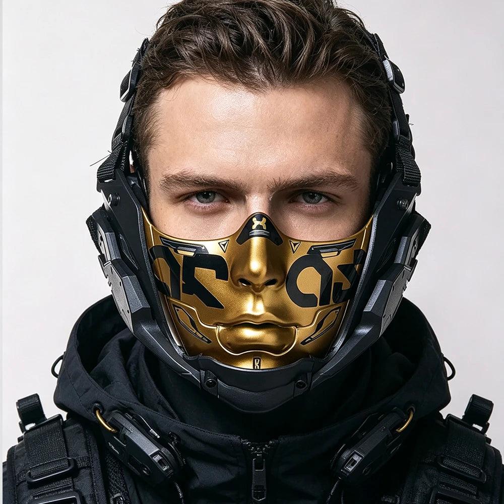 Cyberpunk Half Face Mask | 14 Colors | Toylandeu™