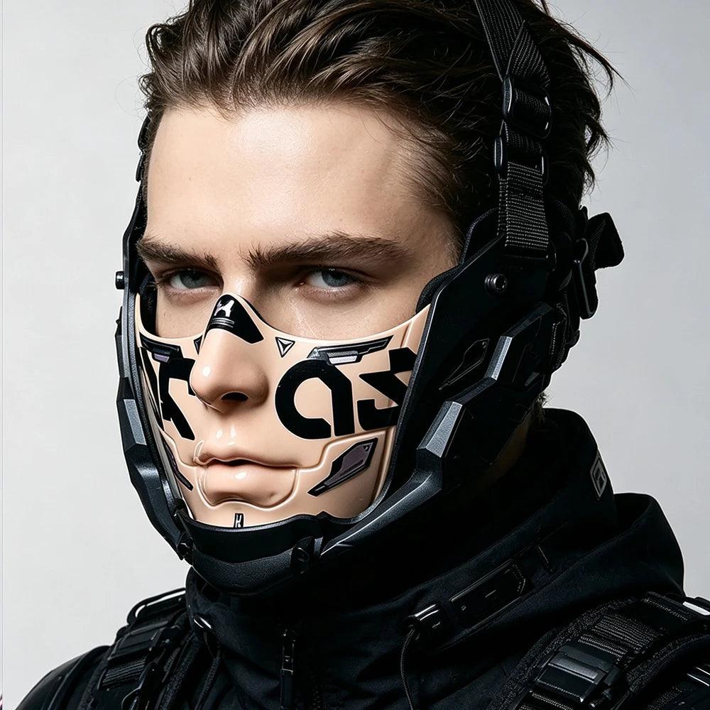 Cyberpunk Half Face Mask | 14 Colors | Toylandeu™