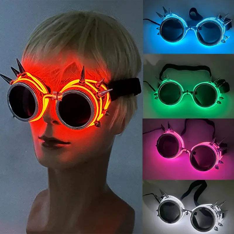  Cyberpunk LED Sunglasses Glowing Party Eyewear -  ToylandEU™