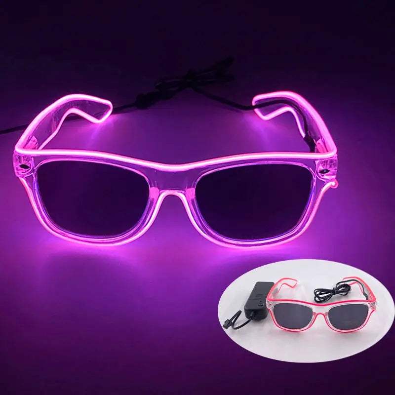  Cyberpunk LED Sunglasses Glowing Party Eyewear -  ToylandEU™