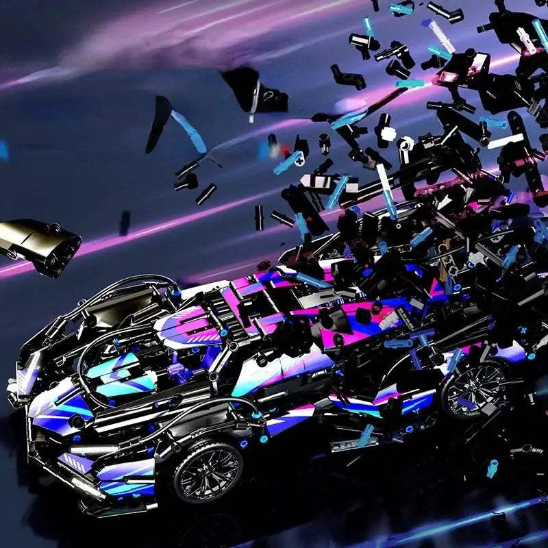  Lego Compatible Building Blocks Car Cyberpunk Lambo -  ToylandEU™