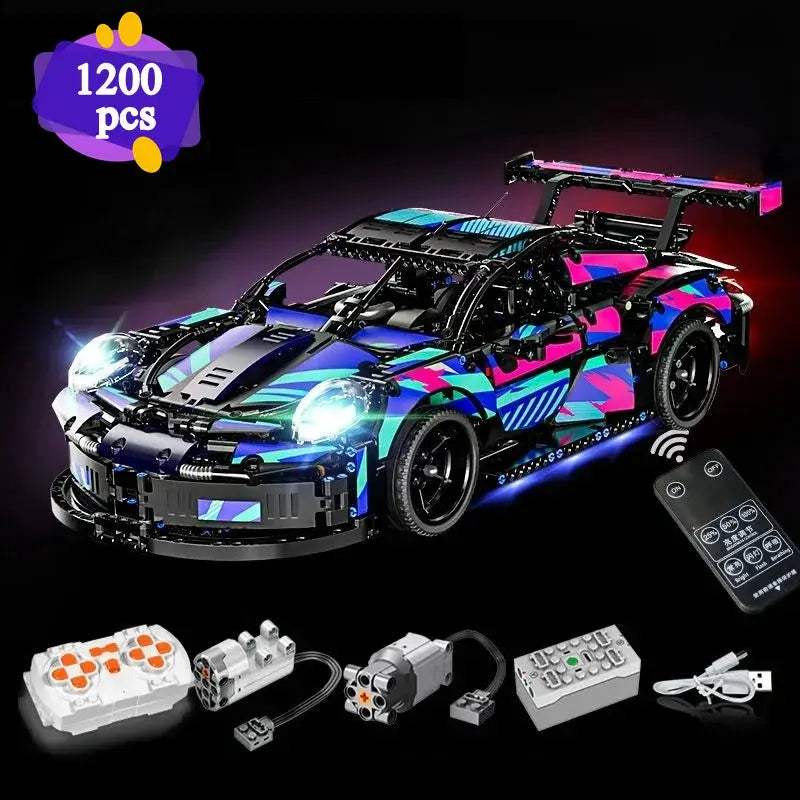  Lego Compatible Building Blocks Car Cyberpunk Lambo -  ToylandEU™