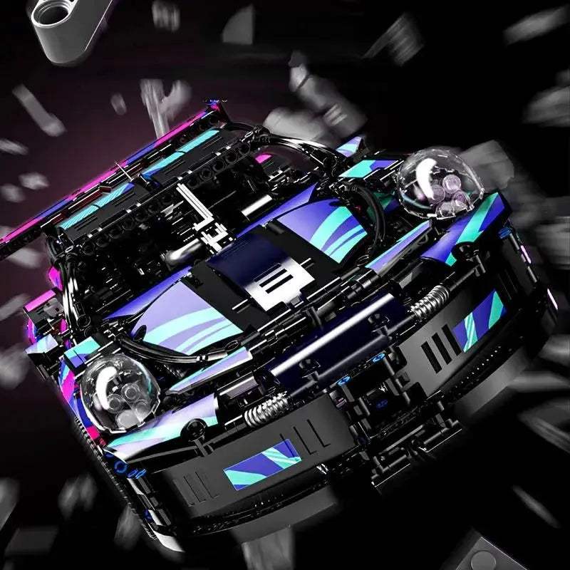  Lego Compatible Building Blocks Car Cyberpunk Lambo -  ToylandEU™