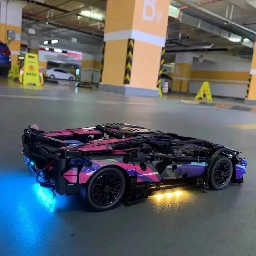  Lego Compatible Building Blocks Car Cyberpunk Lambo -  ToylandEU™