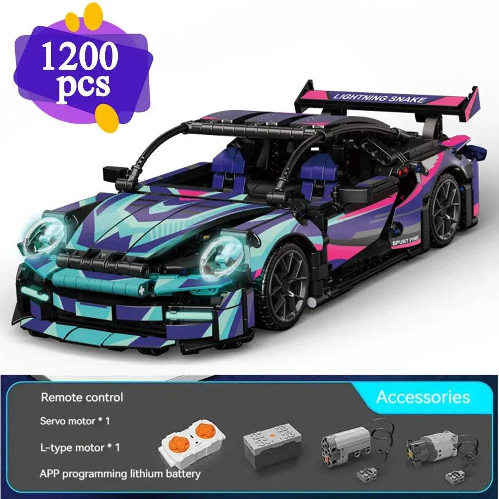 Lego Compatible Building Blocks Car Cyberpunk Lambo -  ToylandEU™