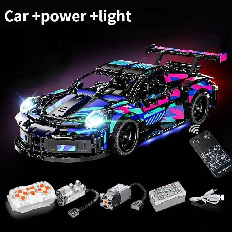  Lego Compatible Building Blocks Car Cyberpunk Lambo -  ToylandEU™