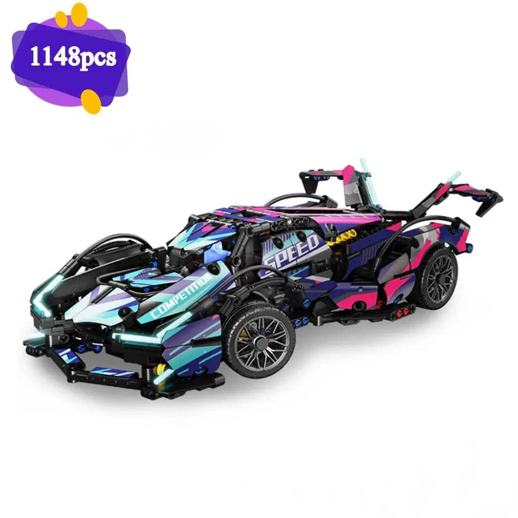  Lego Compatible Building Blocks Car Cyberpunk Lambo -  ToylandEU™