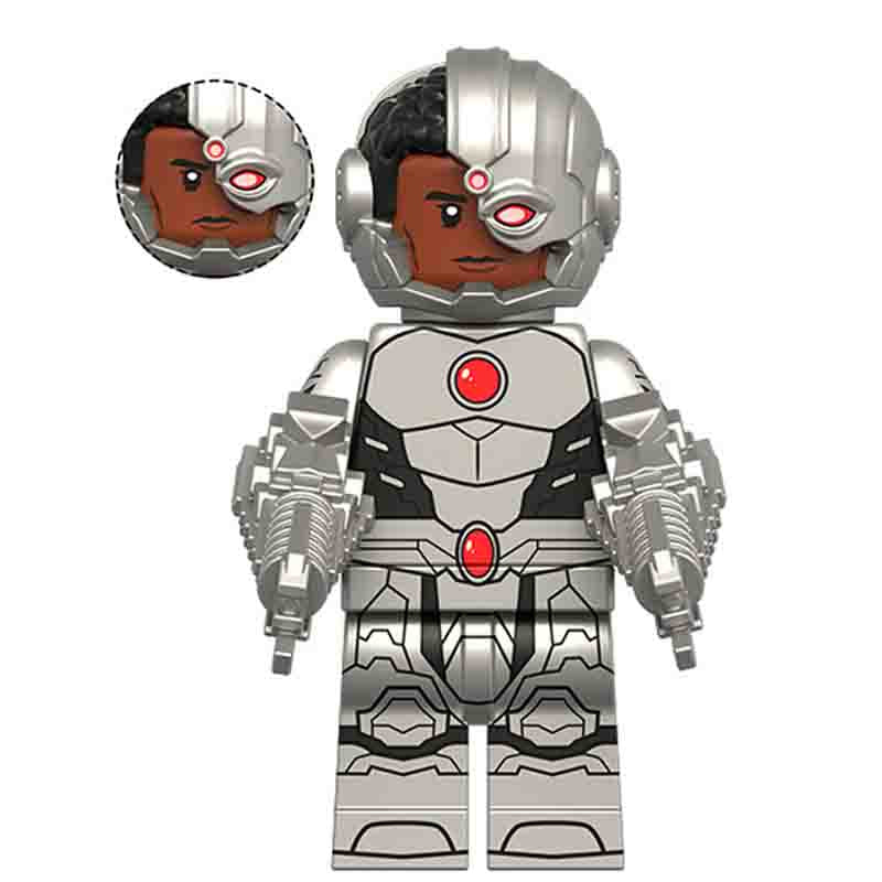 Cyborg Minifigure | LEGO Compatible | Toylandeu™