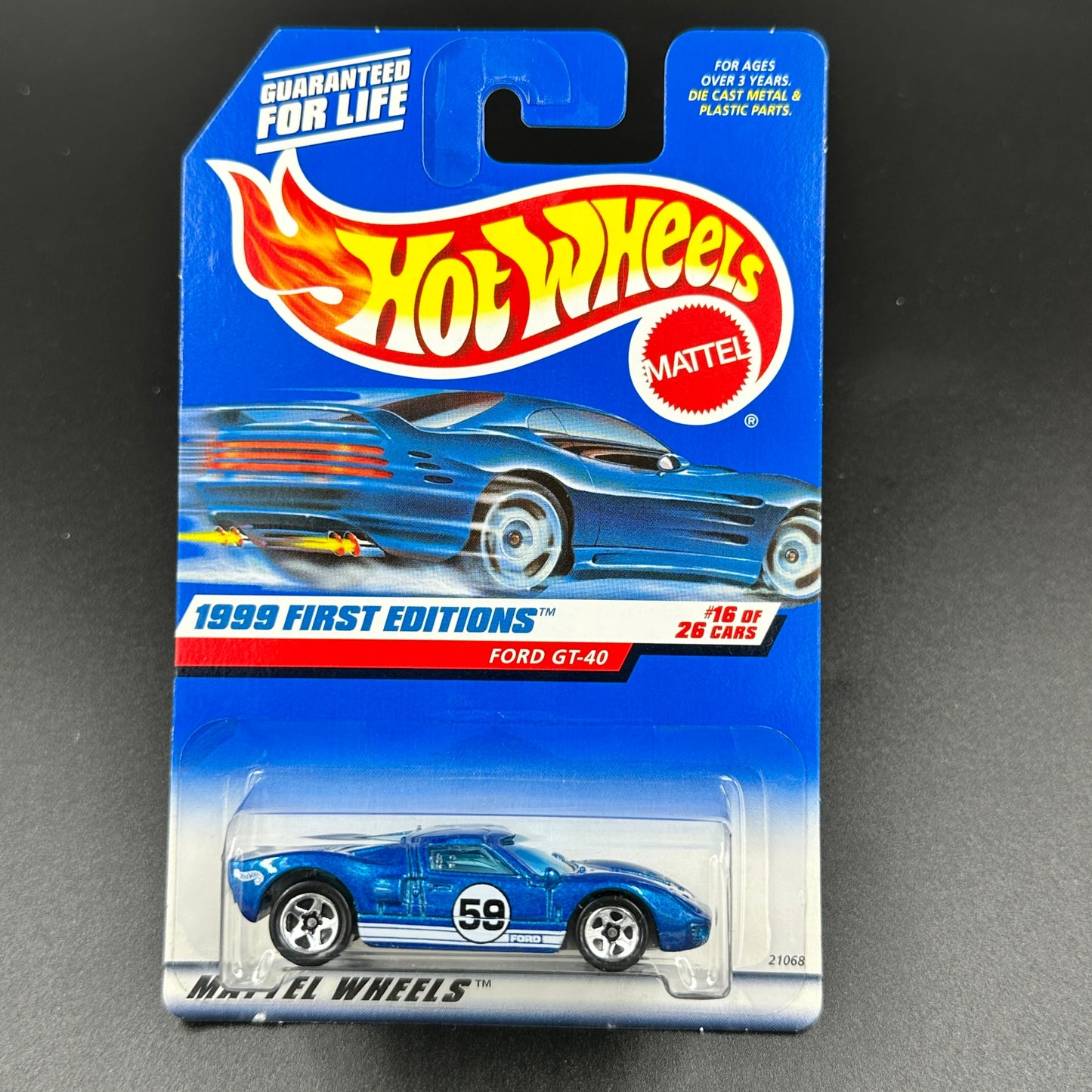 Hot Wheels Vintage Diecast Cars 1 64 Blue Card Collection