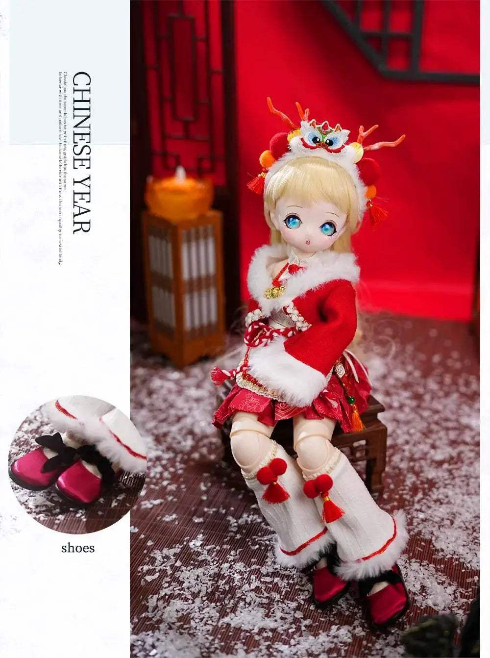  DBS 1/4 BJD 45cm Doll Anime Style with Clothes and Shoes -  ToylandEU™