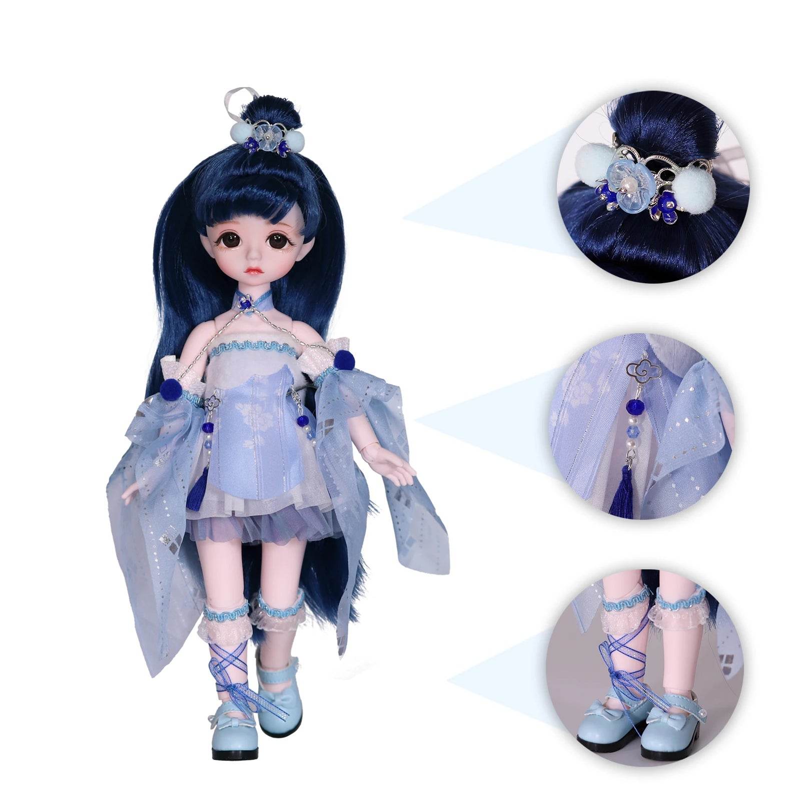 DBS DREAM FAIRY Chinese Style 1/6 BJD Anime Doll 30cm - ToylandEU