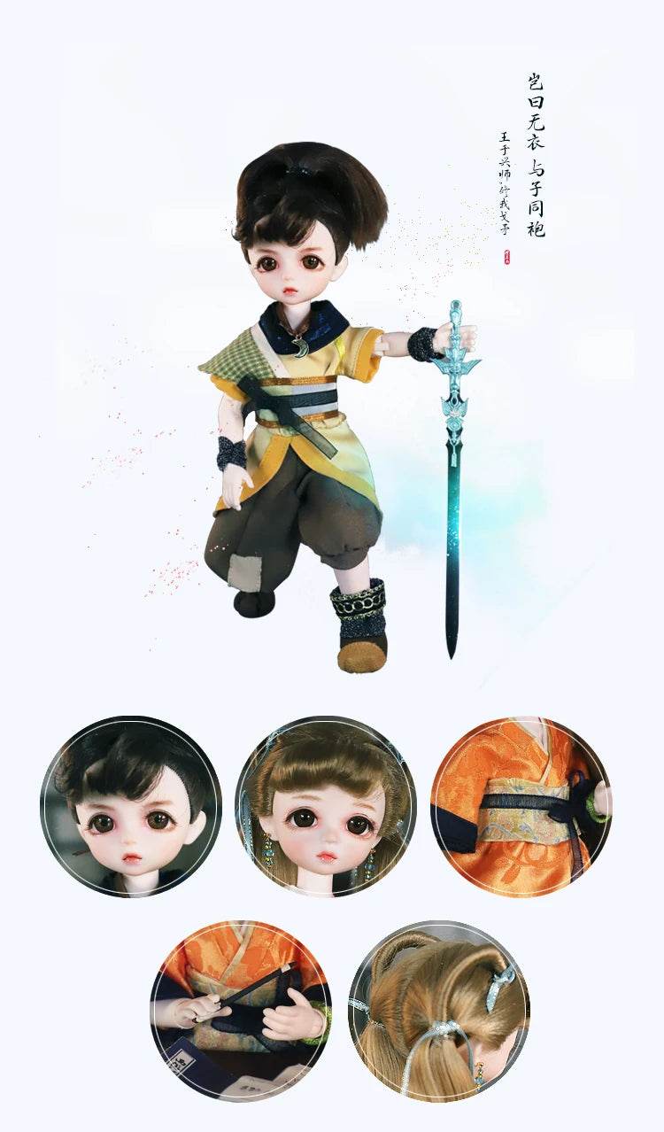 DBS DREAM FAIRY Chinese Style 1/6 BJD Doll 30cm Anime - ToylandEU