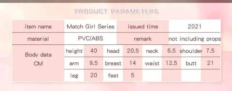DBS Doll 1/4 BJD Dream Fairy Match Girl Resin Anime - ToylandEU