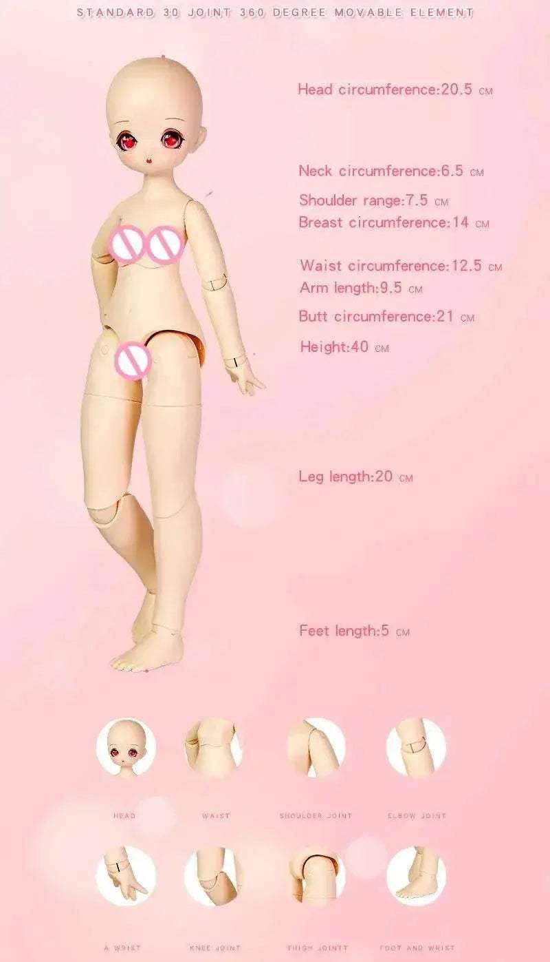 DBS Doll 1/4 BJD Dream Fairy Match Girl Resin Anime - ToylandEU