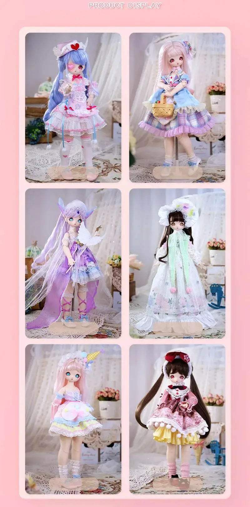 DBS Doll 1/4 BJD Dream Fairy Match Girl Resin Anime - ToylandEU