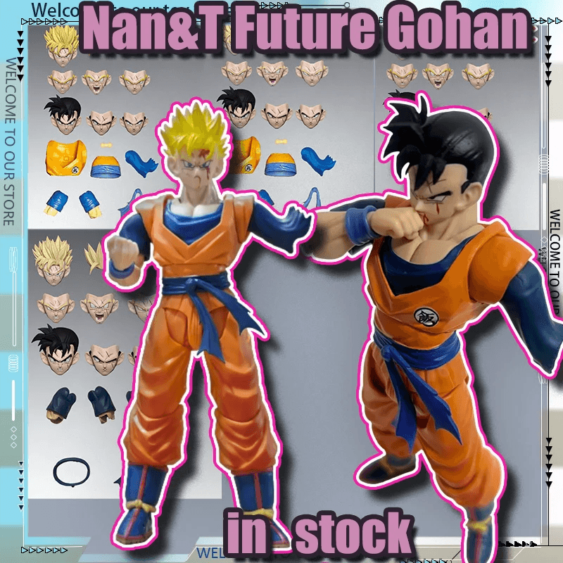  DBZ Figure Kit | Goku Heads Future Gohan | Toylandeu™ 