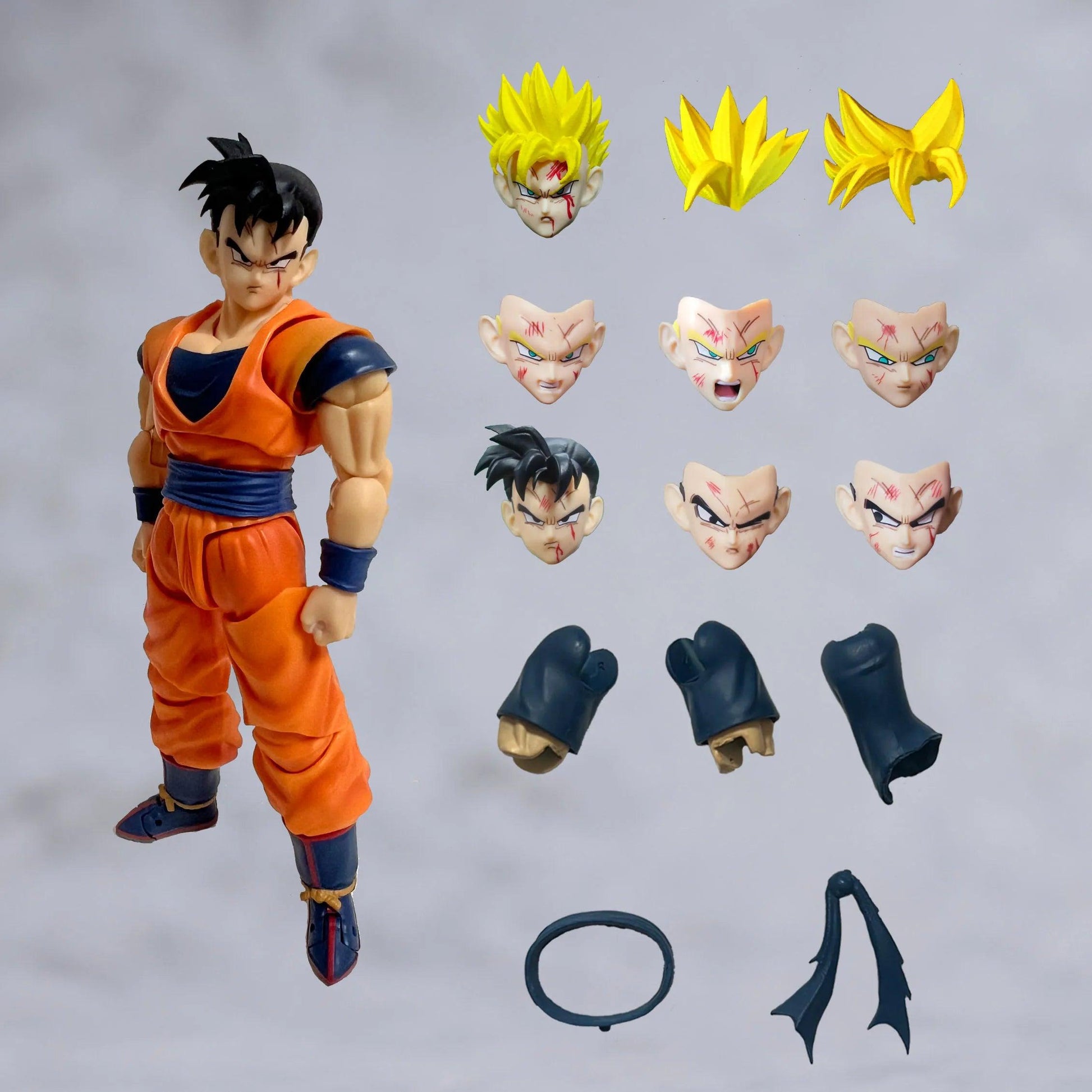  DBZ Figure Kit | Goku Heads Future Gohan | Toylandeu™ 