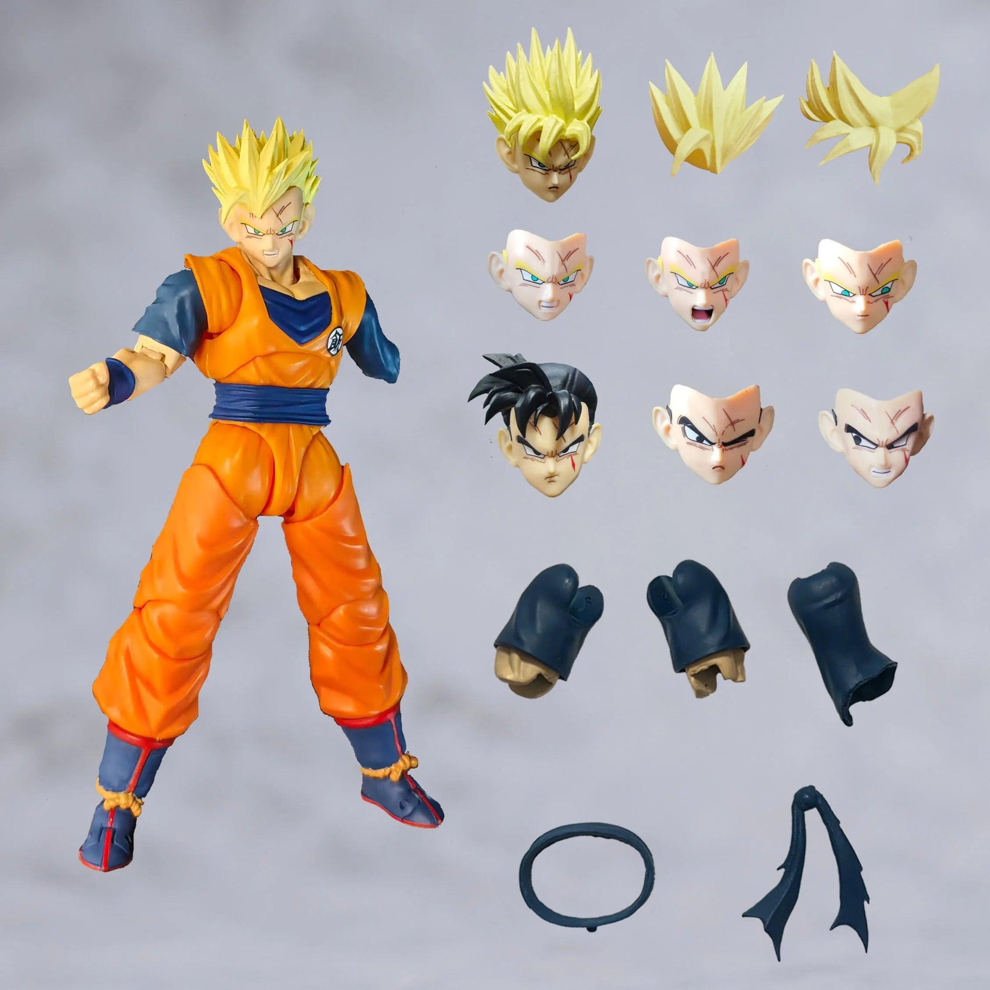  DBZ Figure Kit | Goku Heads Future Gohan | Toylandeu™ 