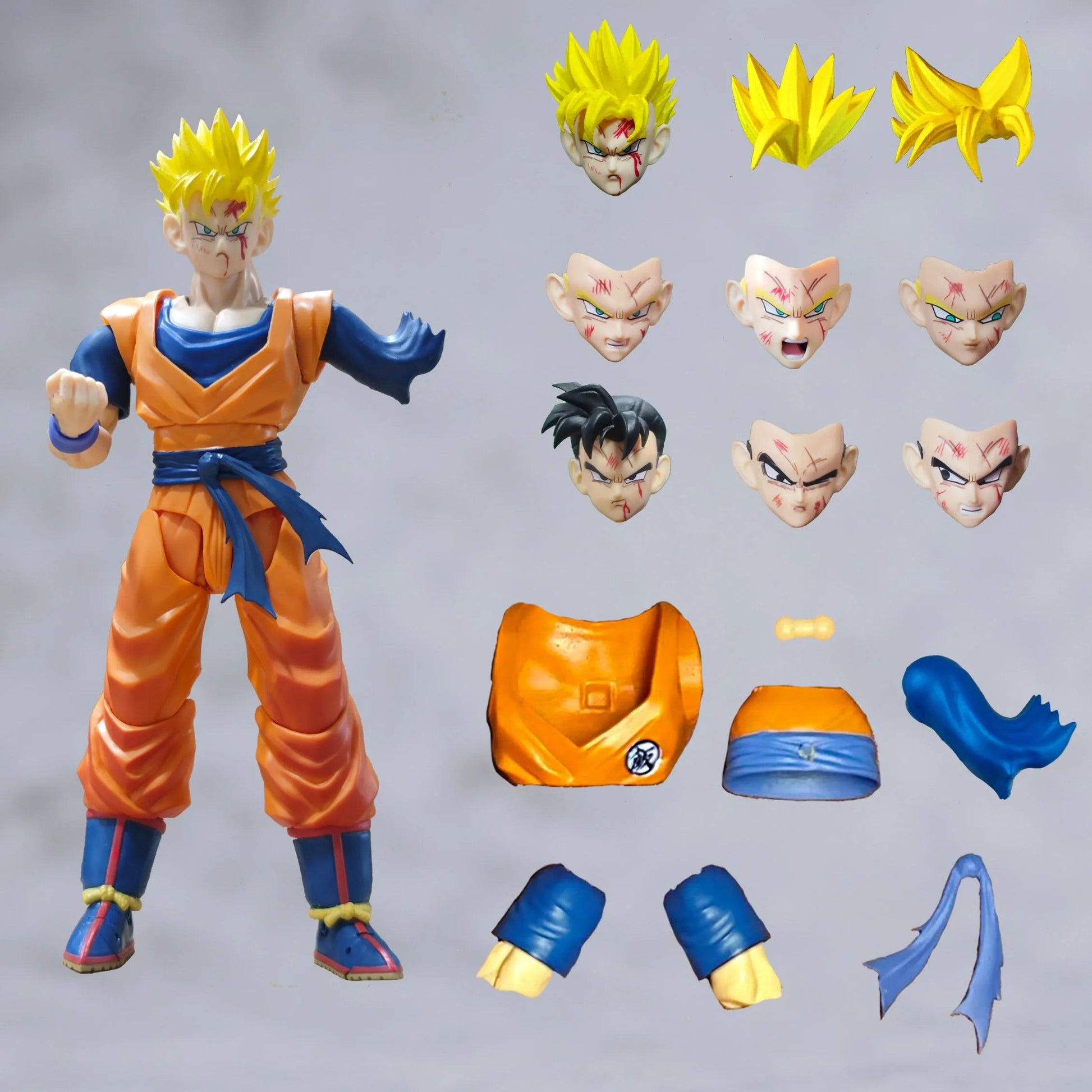  DBZ Figure Kit | Goku Heads Future Gohan | Toylandeu™ 