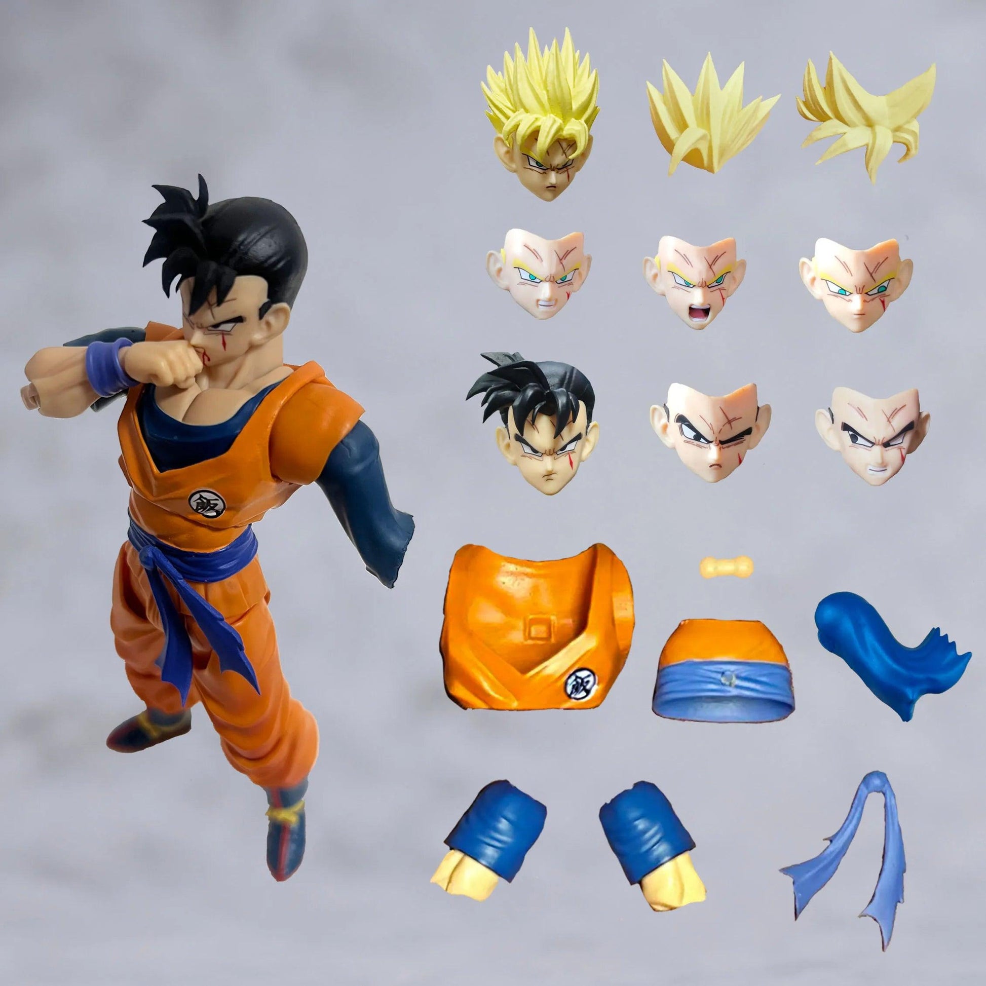  DBZ Figure Kit | Goku Heads Future Gohan | Toylandeu™ 