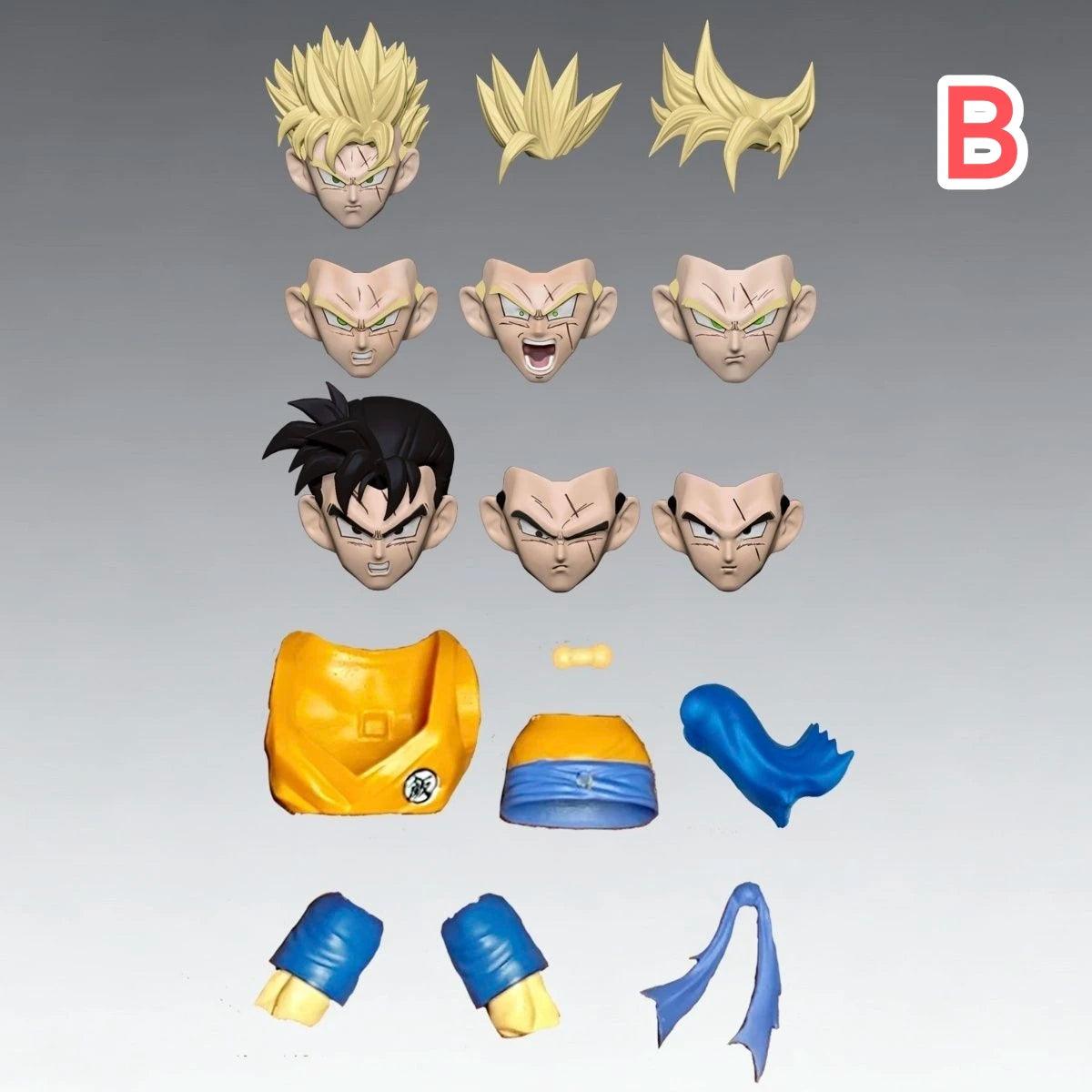  DBZ Figure Kit | Goku Heads Future Gohan | Toylandeu™ 