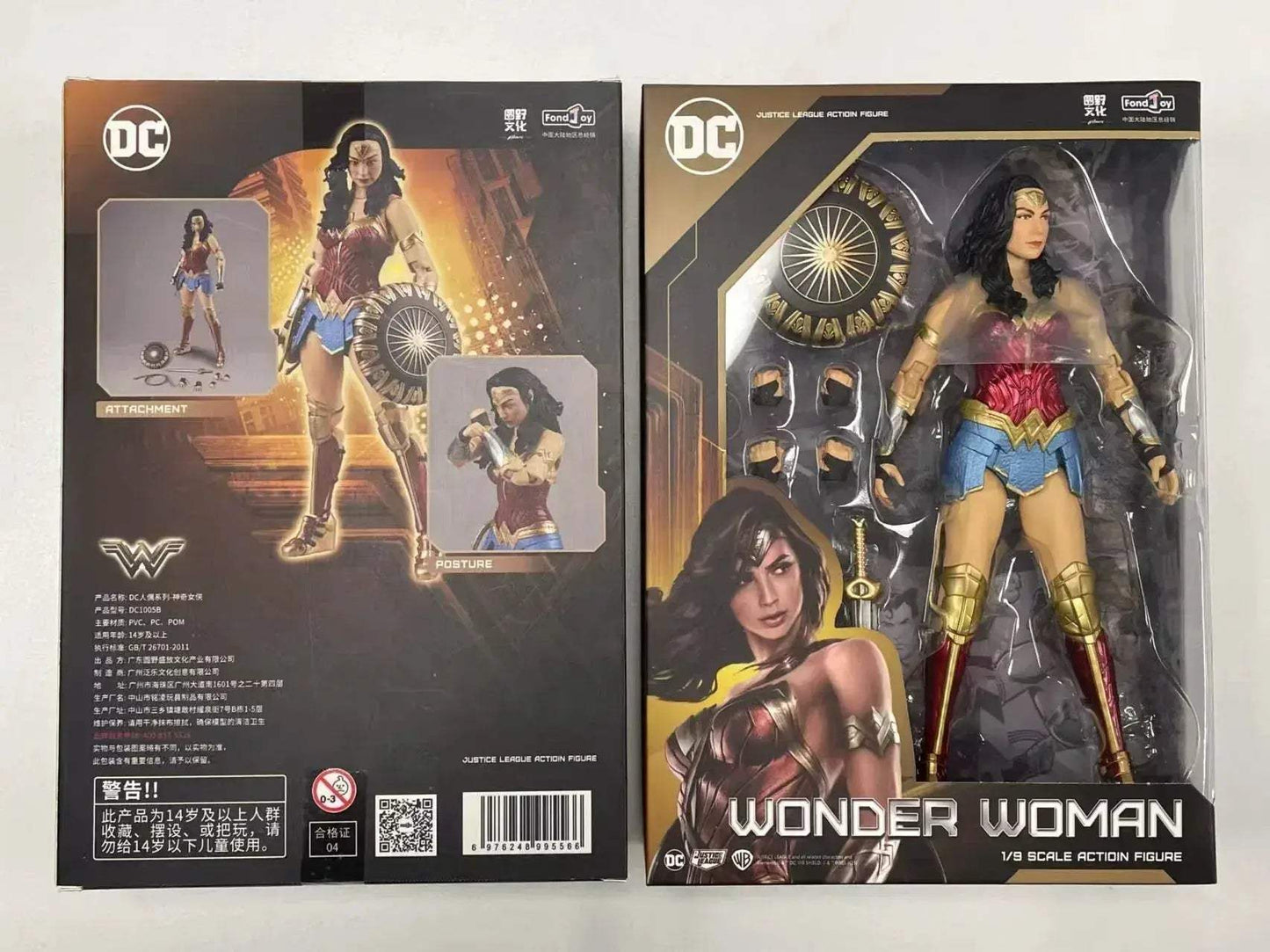 DC Justice League 20cm Action Figures Set Premium Collectible - ToylandEU