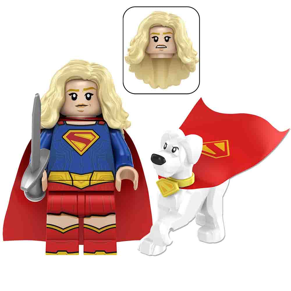DC Minifigures | Supergirl & Krypto Set | Toylandeu™