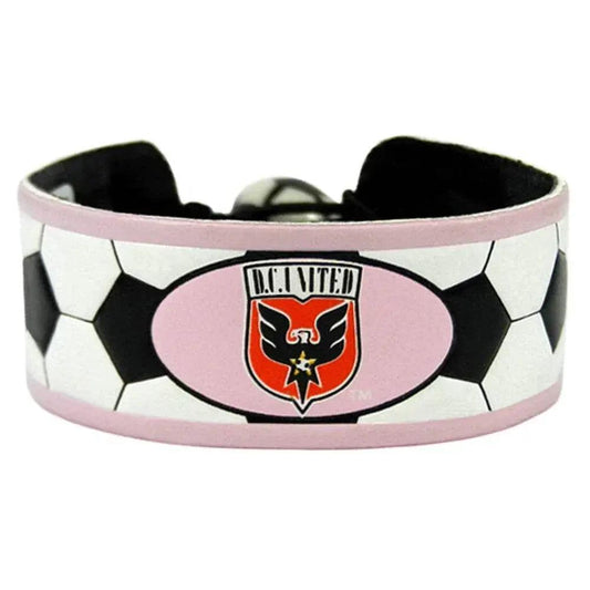  DC United Pink Leather Soccer Bracelet With Ceramic Bead -  ToylandEU™