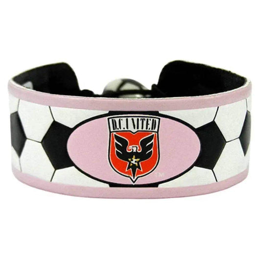  DC United Pink Leather Soccer Bracelet With Ceramic Bead -  ToylandEU™