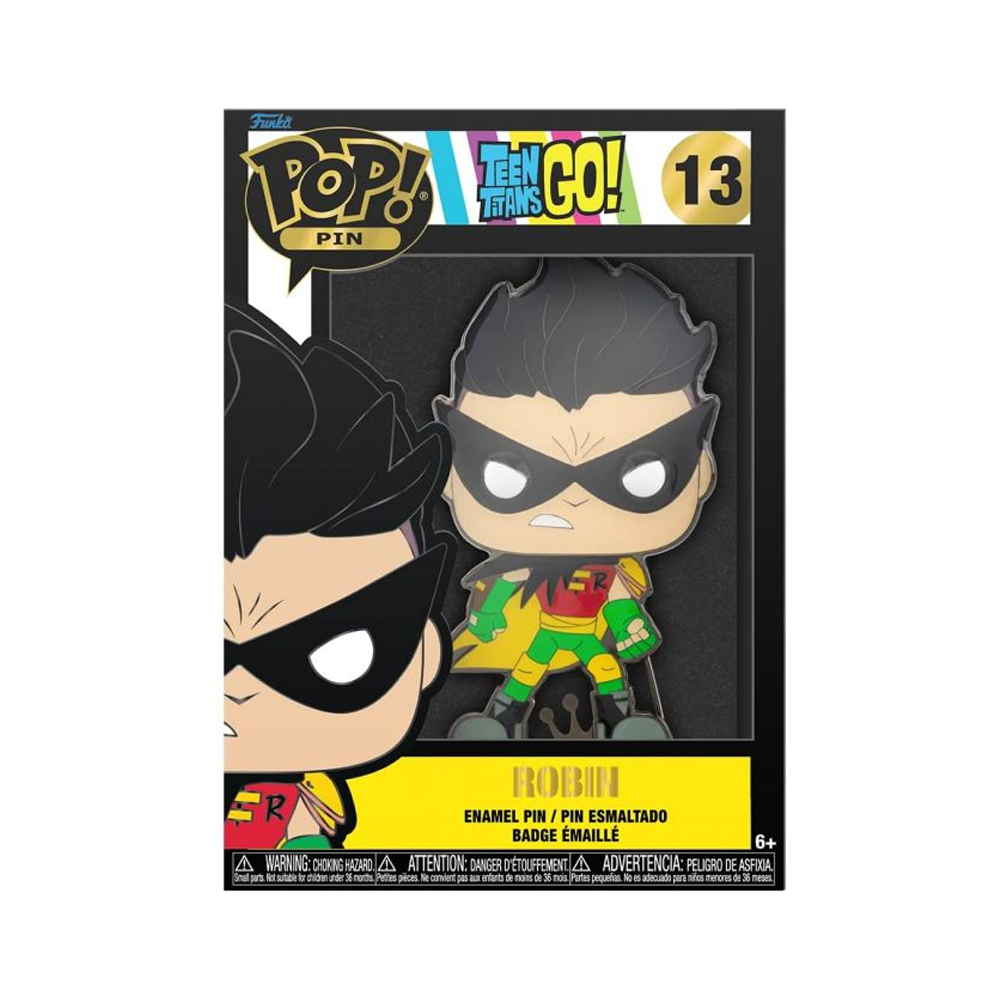 POP Pins | Robin Teen Titans Go Enamel Pin | 4 Inch Pin | Variant 13