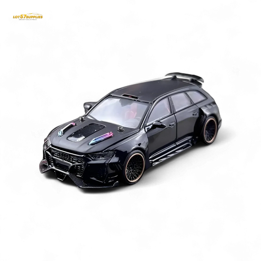  DCM Audi RS6 Wagon Metallic Black 1:64 -  ToylandEU™