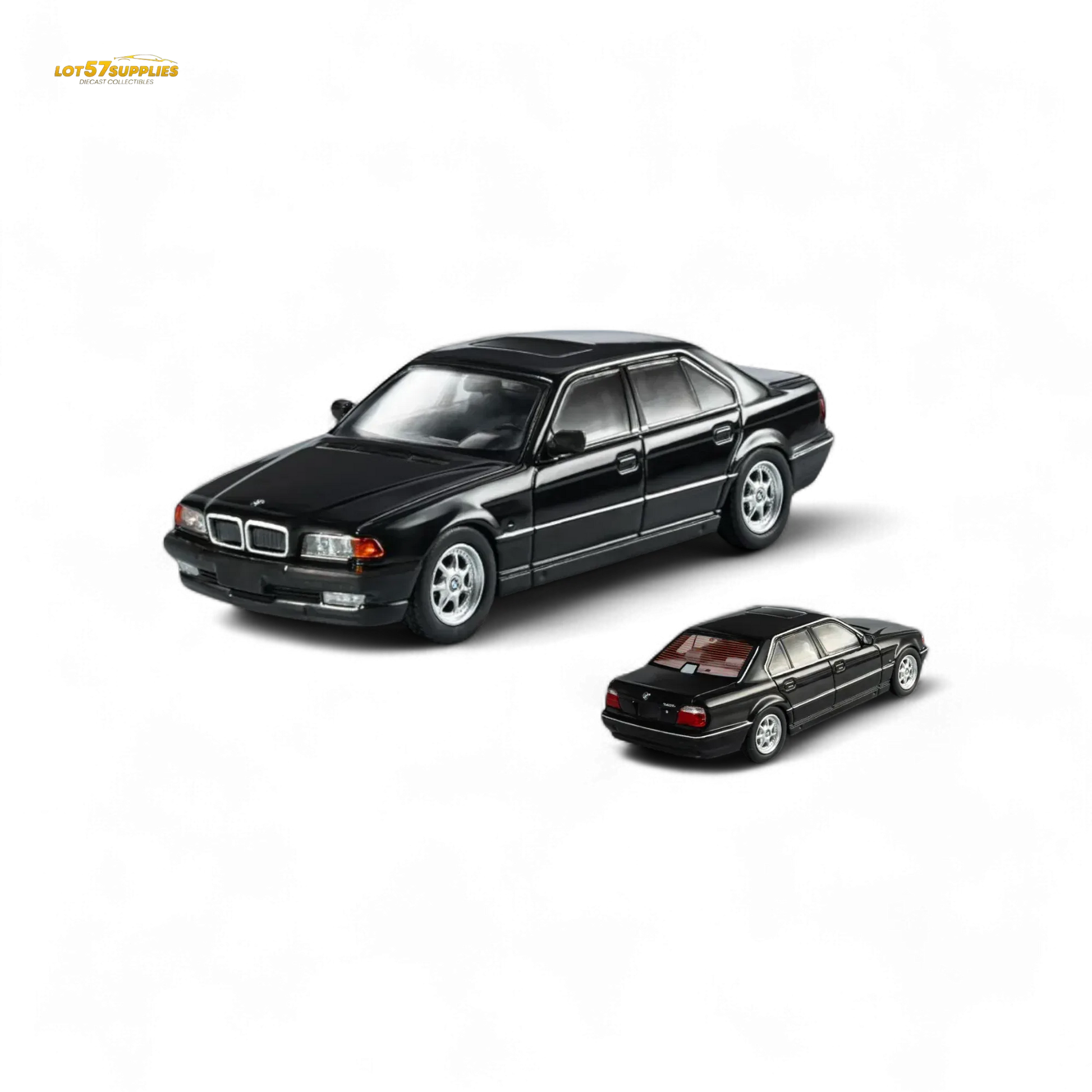 DCM BMW E38 740iL 7-Series in Black 1:64 - ToylandEU