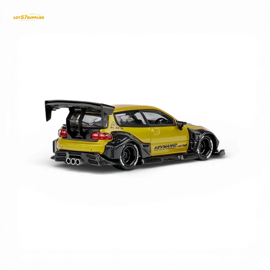  Honda Civic Diecast 1:64 Gold Carbon Fiber Edition -  ToylandEU™