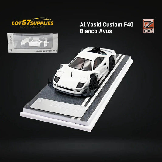  DCM Ferrari F40 AI Yasid White 1:64 -  ToylandEU™