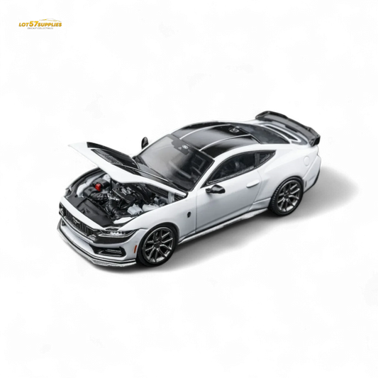  DCM Mustang Dark Horse Crystal White 1:64 -  ToylandEU™