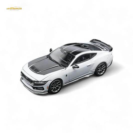  DCM Mustang Dark Horse Crystal White 1:64 -  ToylandEU™