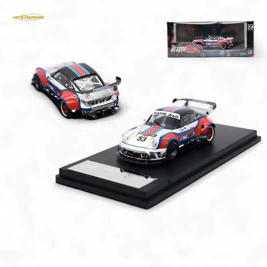  DCM X DBoModel RWB Martini 1:64 Diecast Car Limited 499 PCS -  ToylandEU™