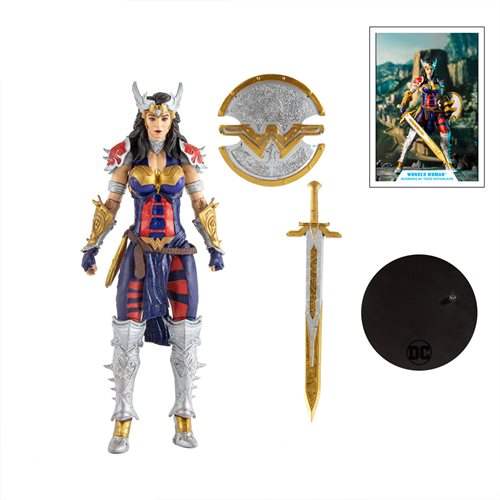 DC Multiverse Wonder Woman By Todd McFarlane Action Figure | 7 Inch Scale | Collectible Art Card | Blister Box Packaging