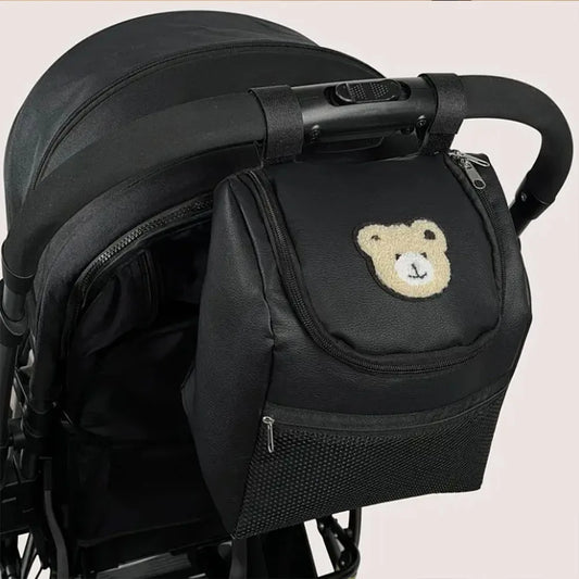 DDAXMM Bear-Shaped Diaper Bag With Bottle Holders And High Capacity For Parents - ToylandEU
