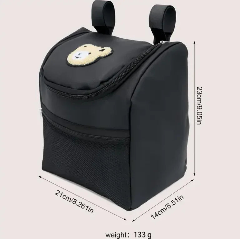 DDAXMM Bear-Shaped Diaper Bag With Bottle Holders And High Capacity For Parents - ToylandEU