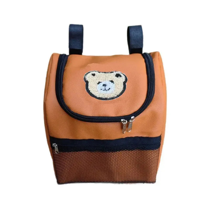 DDAXMM Bear-Shaped Diaper Bag With Bottle Holders And High Capacity For Parents - ToylandEU