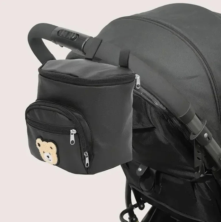 DDAXMM Bear-Shaped Diaper Bag With Bottle Holders And High Capacity For Parents - ToylandEU