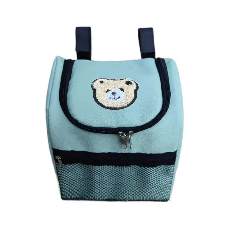 DDAXMM Bear-Shaped Diaper Bag With Bottle Holders And High Capacity For Parents - ToylandEU