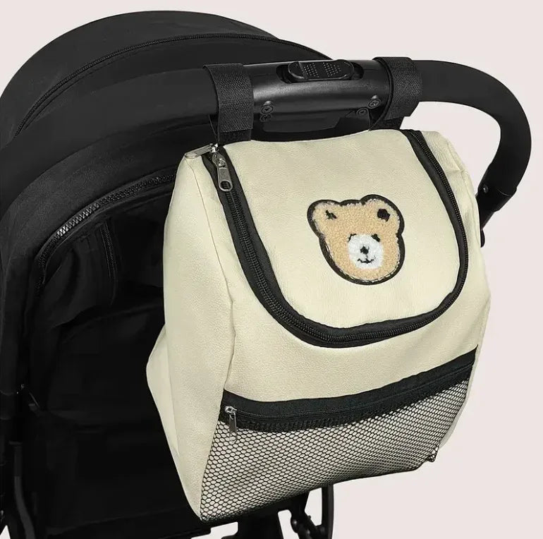 DDAXMM Bear-Shaped Diaper Bag With Bottle Holders And High Capacity For Parents - ToylandEU