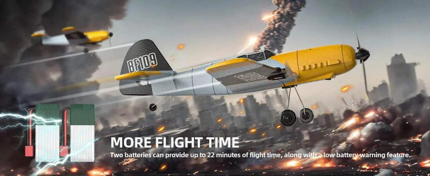 DEERC RC Plane BF-109 Easy Fly Glider for Beginners -  ToylandEU™