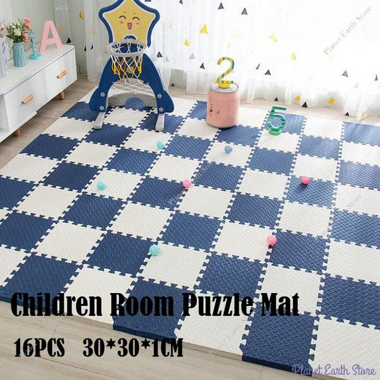 DHDHCN Puzzle Mat 16 Piece Educational EVA Foam 30x30cm for Kids - ToylandEU